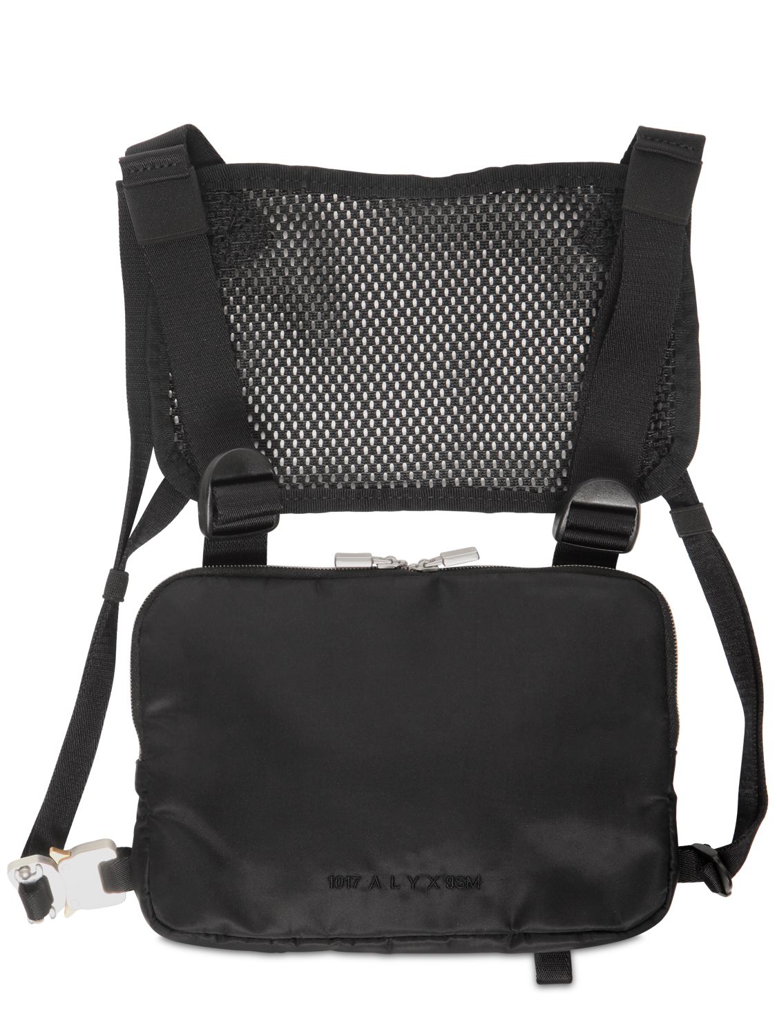 Alyx Mini Nylon Chest Rig Bag In Black