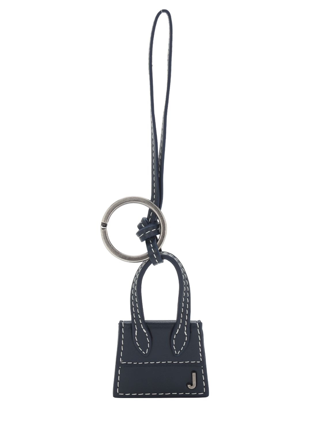 Jacquemus Le Porte Cles Chiquito Key Holder In Navy
