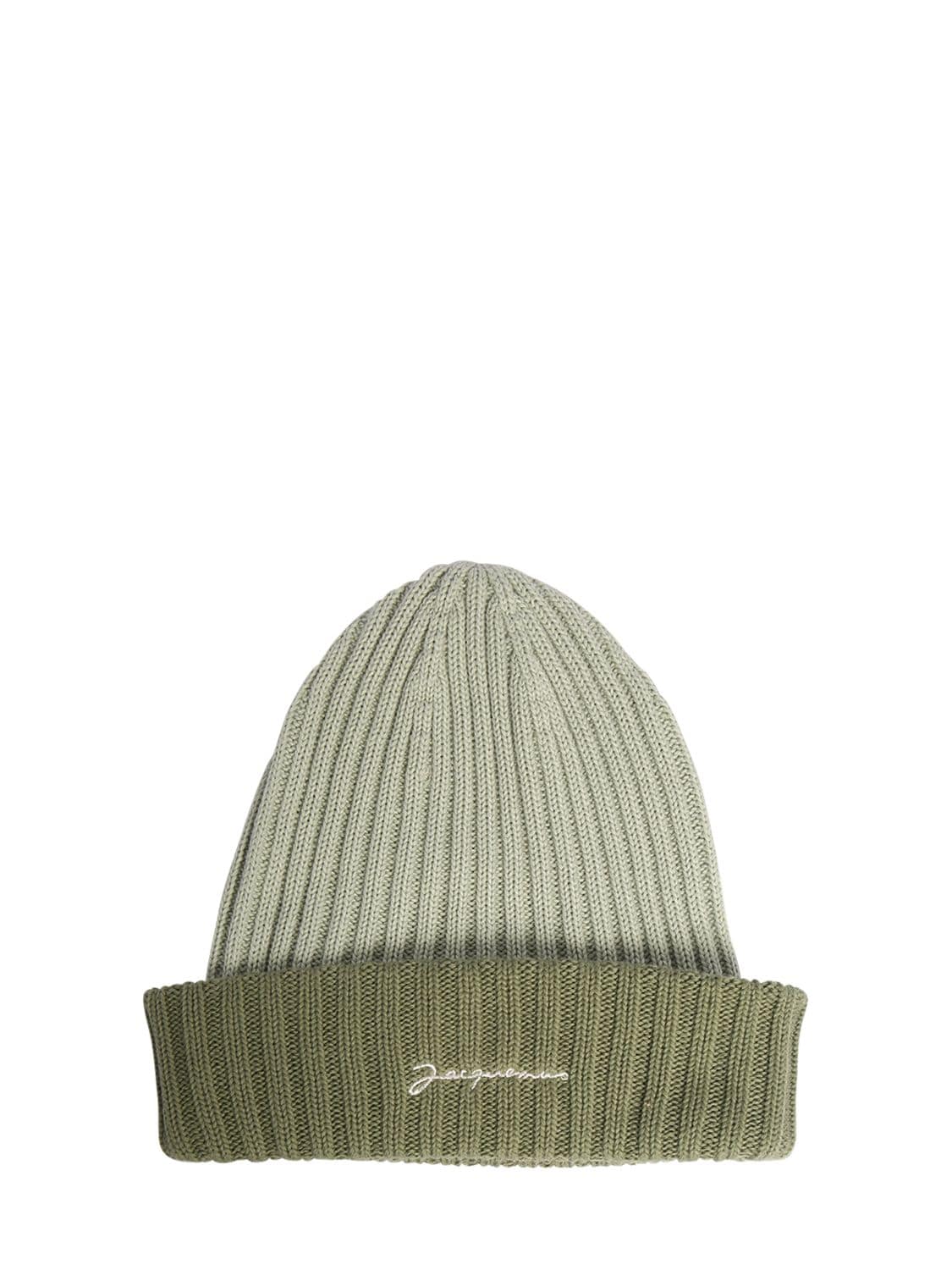 JACQUEMUS “LE BONNET”棉质针织帽子,72IXKB045-R1JFRU41