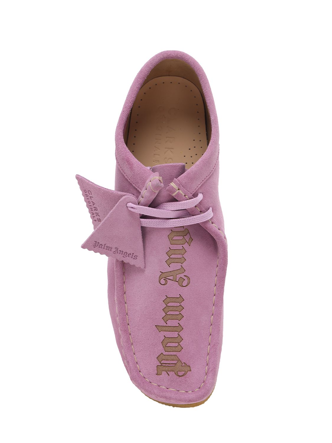 PALM ANGELS 30MM CLARKS WALLABEE SUEDE LACE-UP SHOES