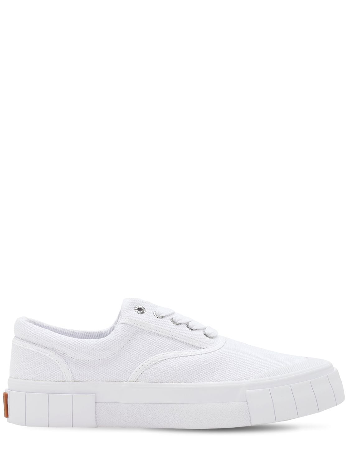 GOOD NEWS Opal Low Top Cotton Sneakers