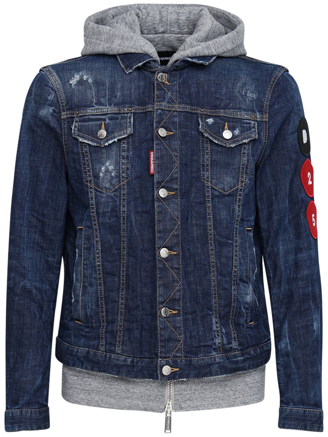 dsquared denim jacket patches