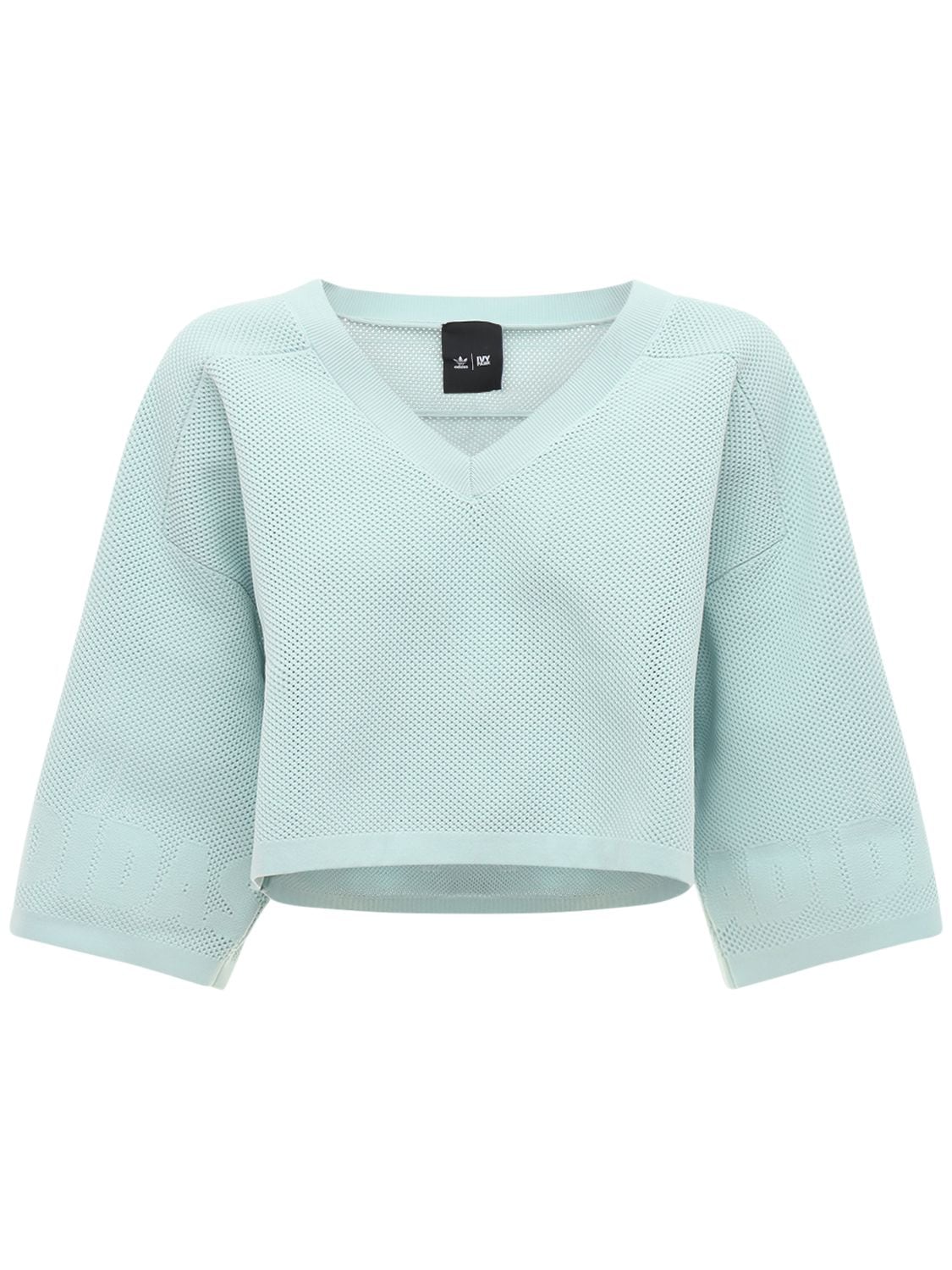 ivy park green cropped sweatshirt