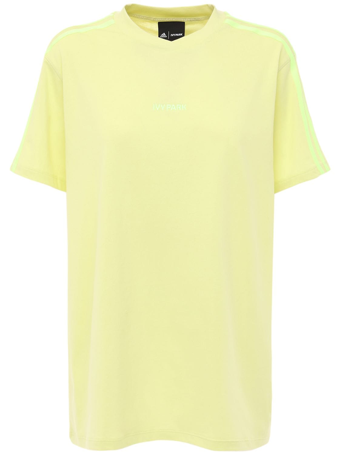 Adidas X Ivy Park Ivy Park Cotton 4all 3s T-shirt In Yellow Tint | ModeSens