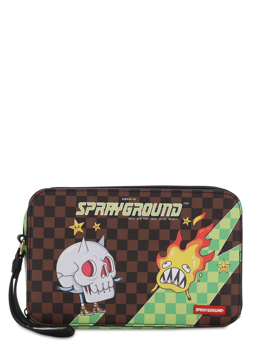 Sprayground Thunder Sharks Toiletry Bag In Brown ModeSens