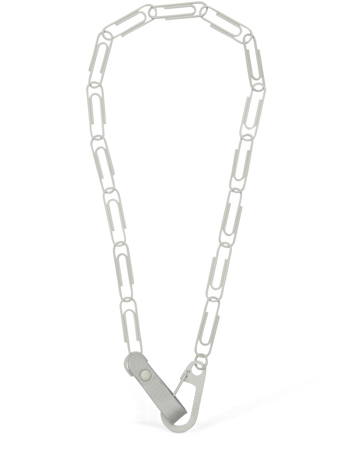 OFF-WHITE Texturized Paperclip Necklace