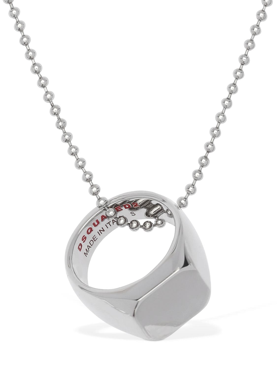 DSQUARED2 PUNK RING LONG NECKLACE,72IXXG003-RJEYNA2