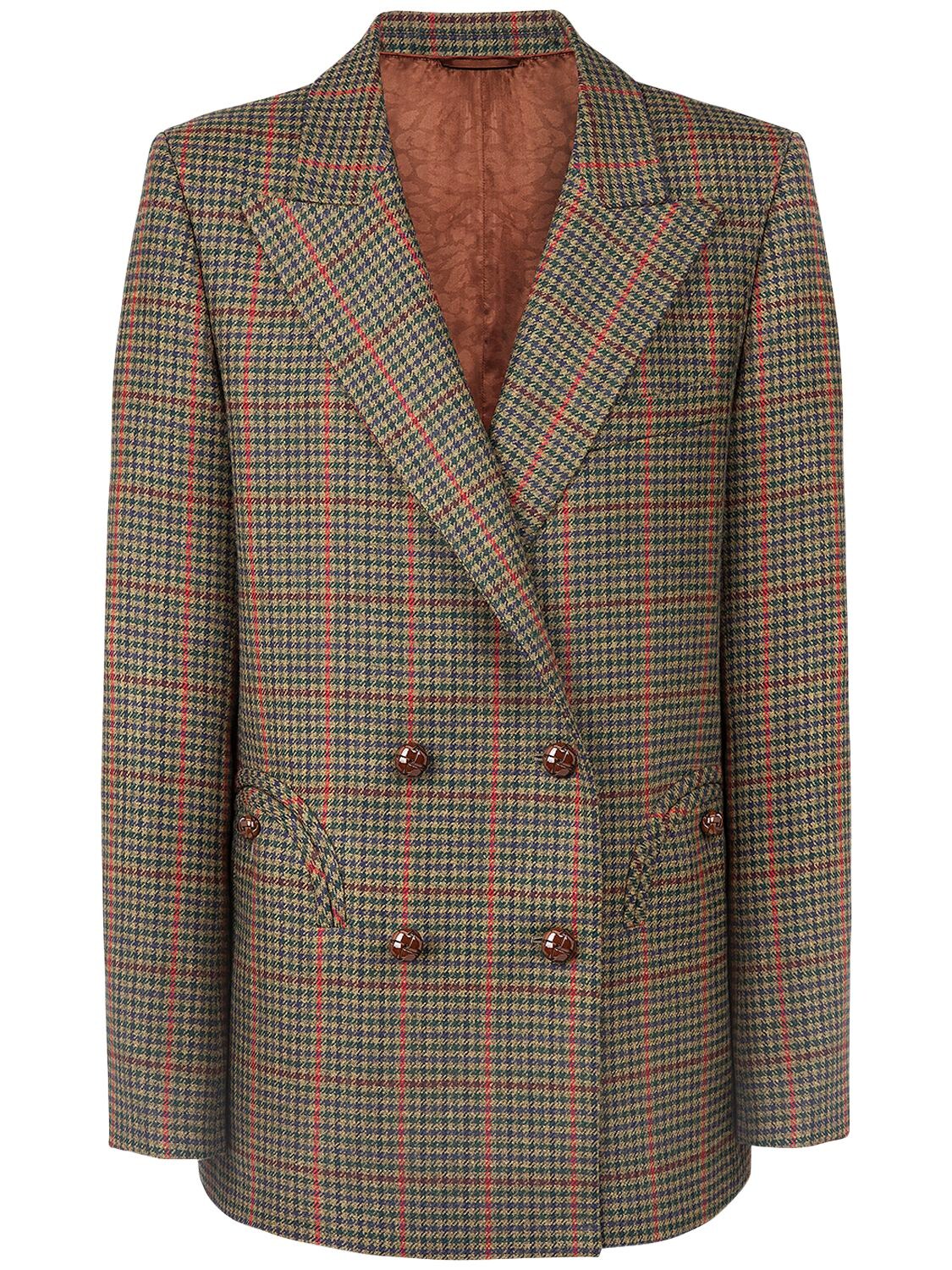 BLAZÉ MILANO “DRUM BEAT”羊毛双排扣西装夹克,72IXYG001-RJEGR1JFRU41