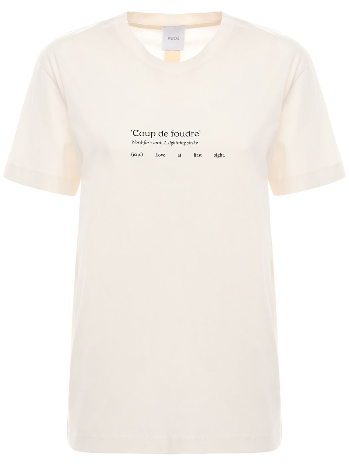 Patou - Printed cotton t-shirt - White 