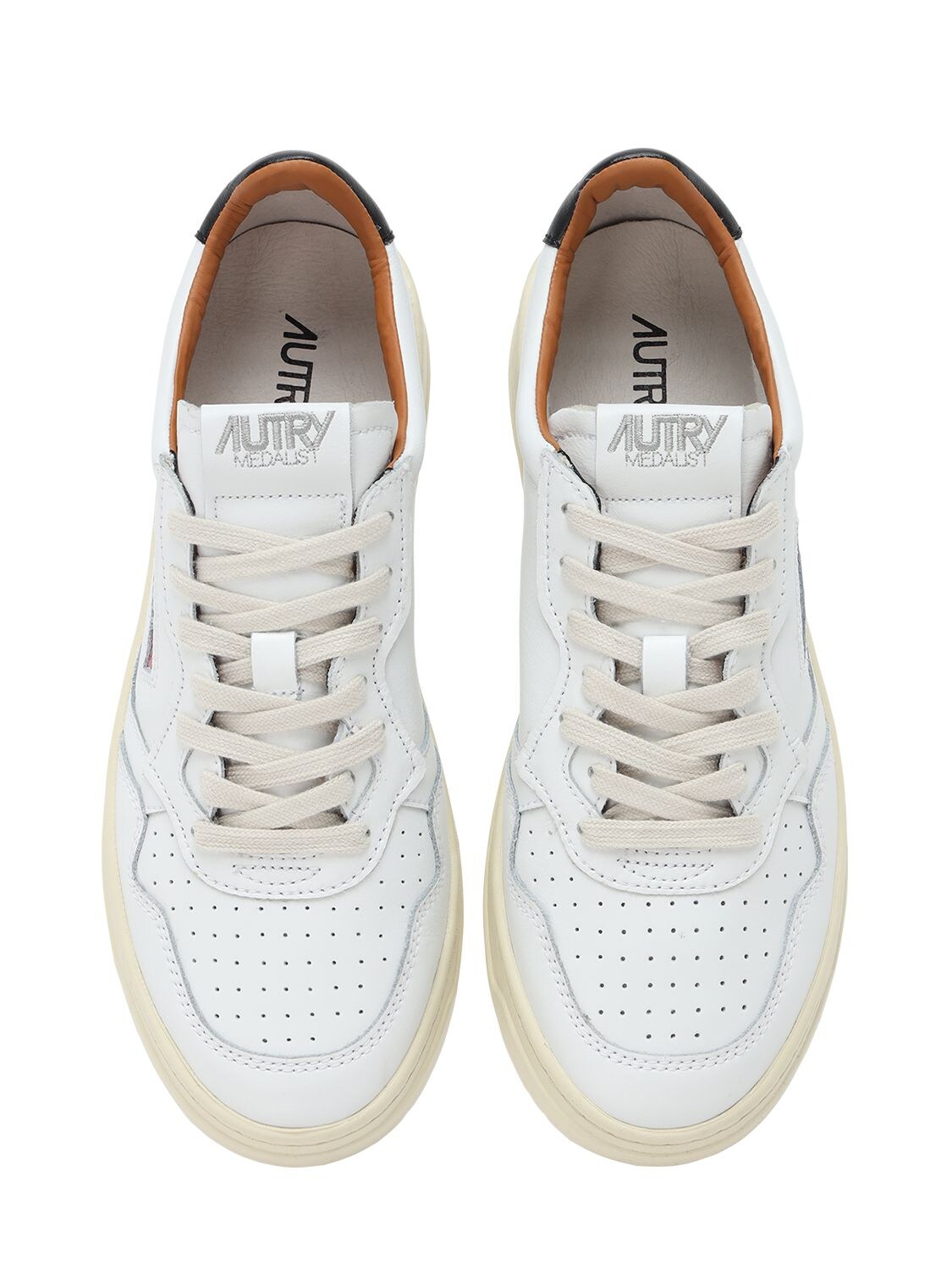 Autry Low Top Side Logo Patch Sneakers In White | ModeSens