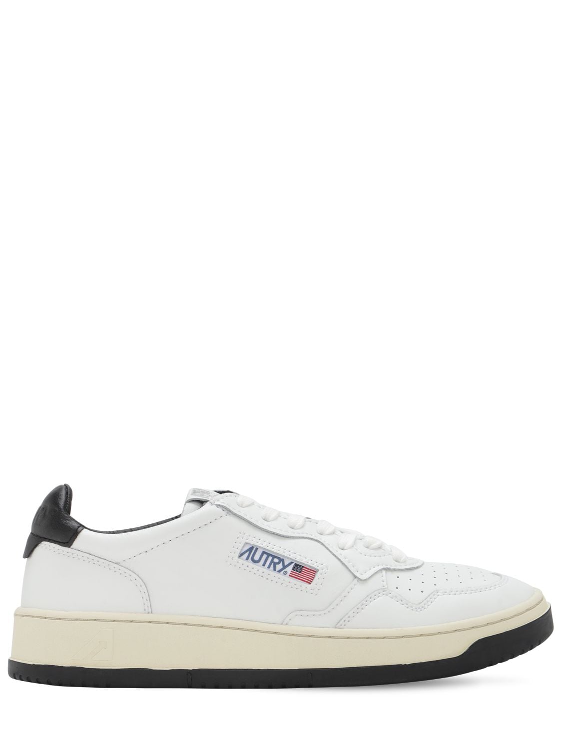AUTRY LEATHER BICOLOR LOW SNEAKERS