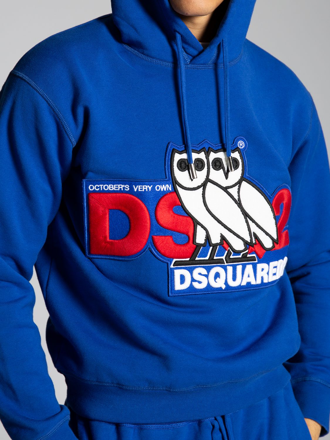dsquared hoodie blue