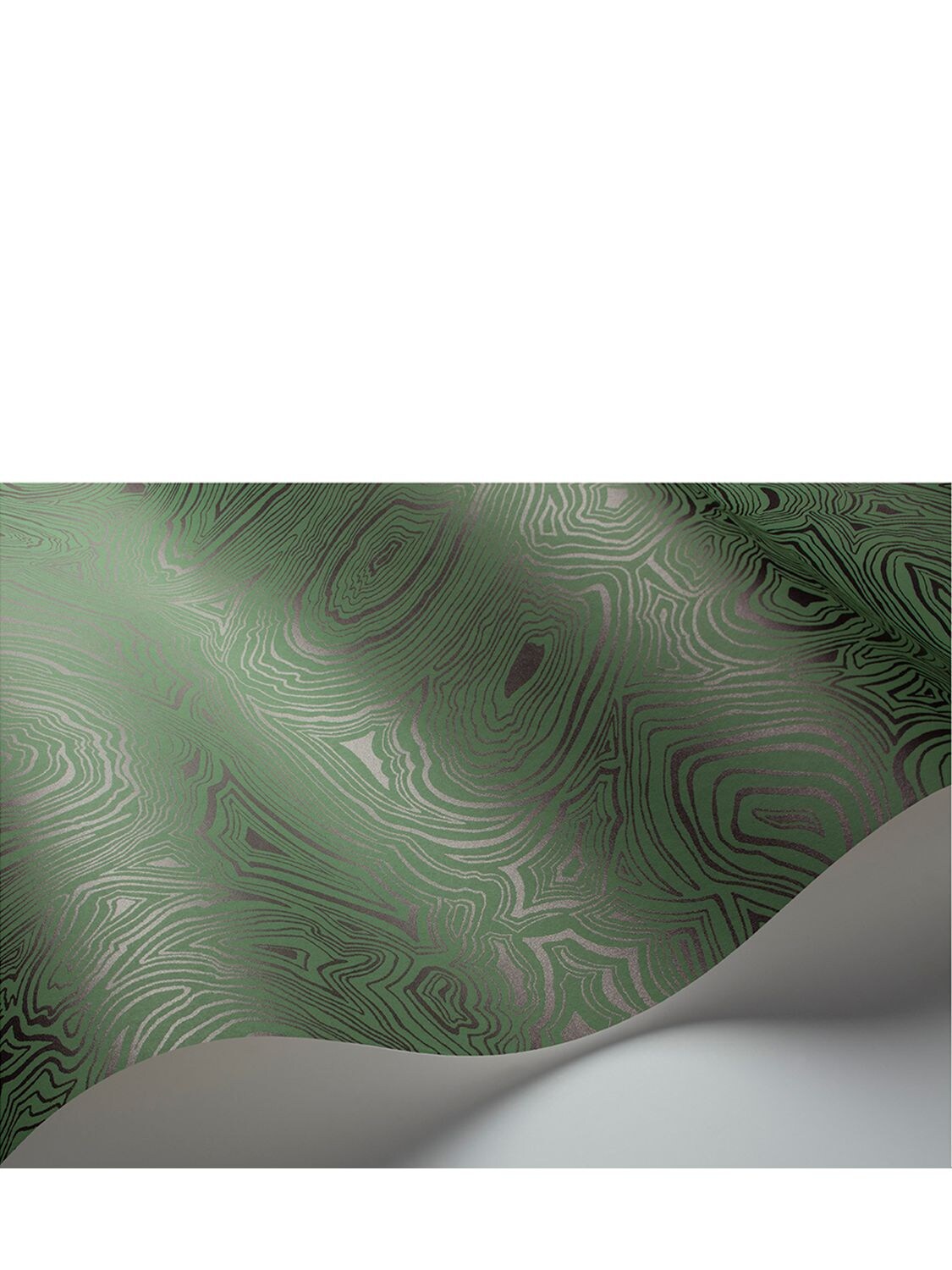 Shop Fornasetti Malachite Wallpaper In Green