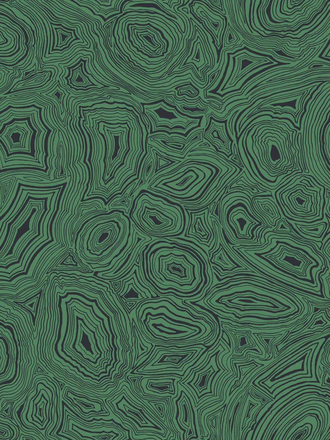 Fornasetti Malachite Wallpaper In Green