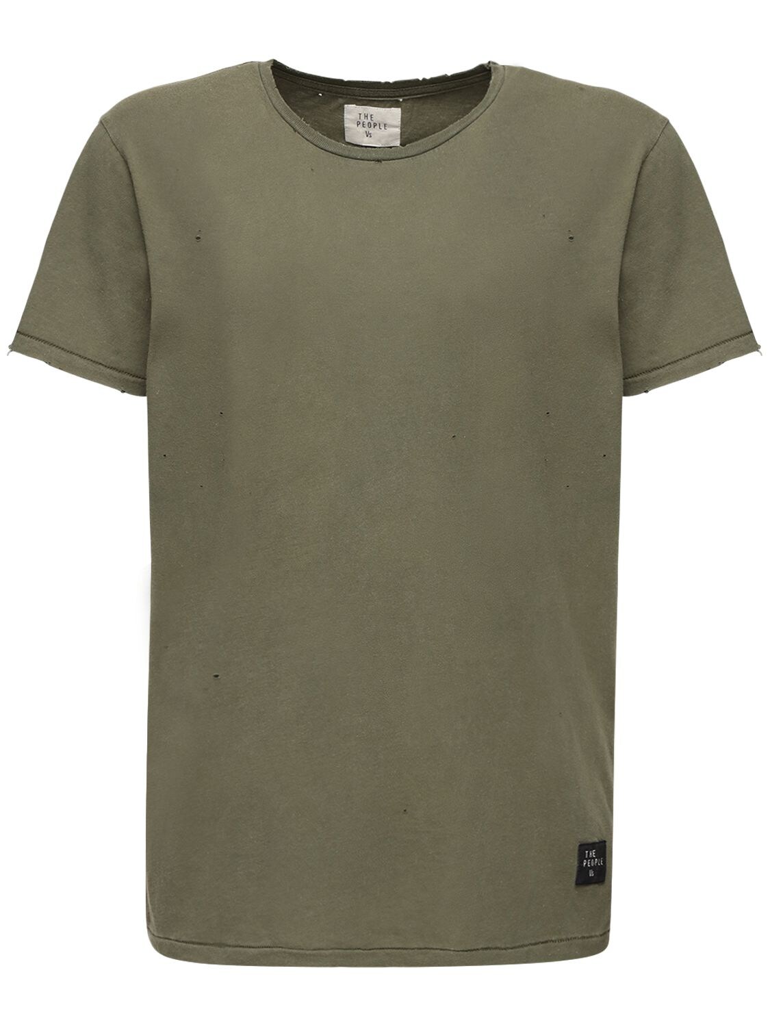 The People Vs Moth Cotton T-shirt In Green