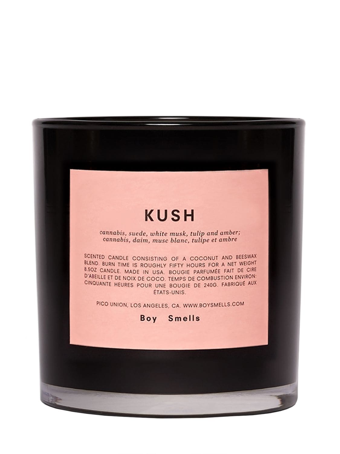 Boy Smells 240g Kush Candle In Transparent