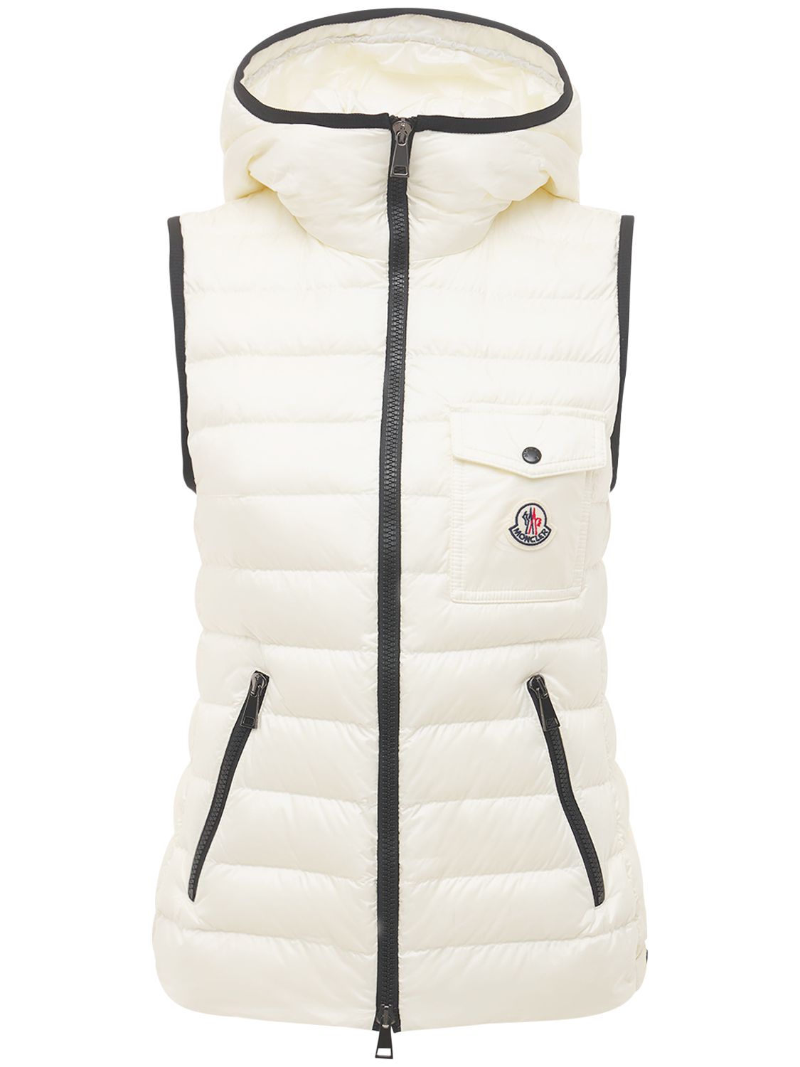 ivory puffer vest