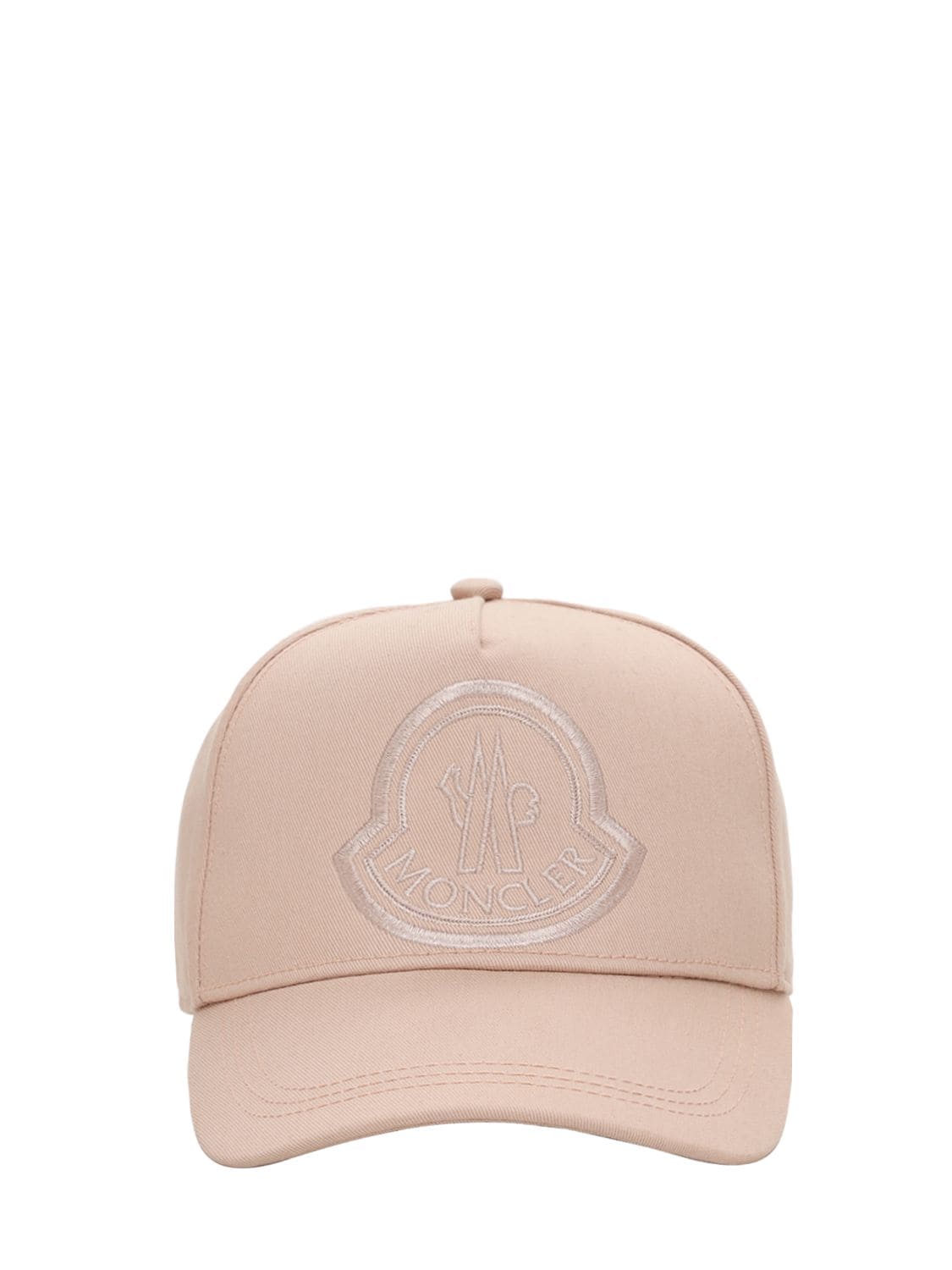 MONCLER LOGO COTTON BASEBALL CAP,73I02K022-NTEW0