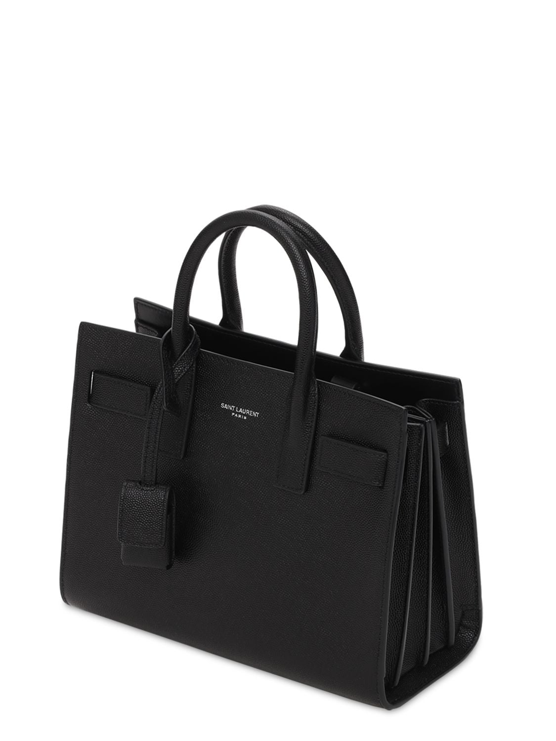 Saint Laurent Baby Sac de Jour Leather Tote Nero/ Nero