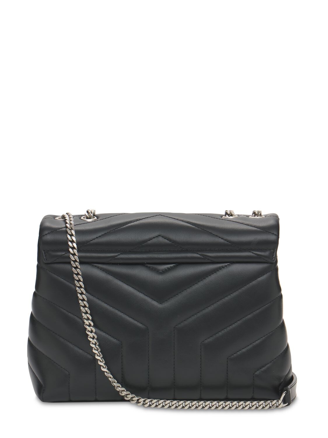 Shop Saint Laurent Small Loulou Quilted Leather Bag In Black