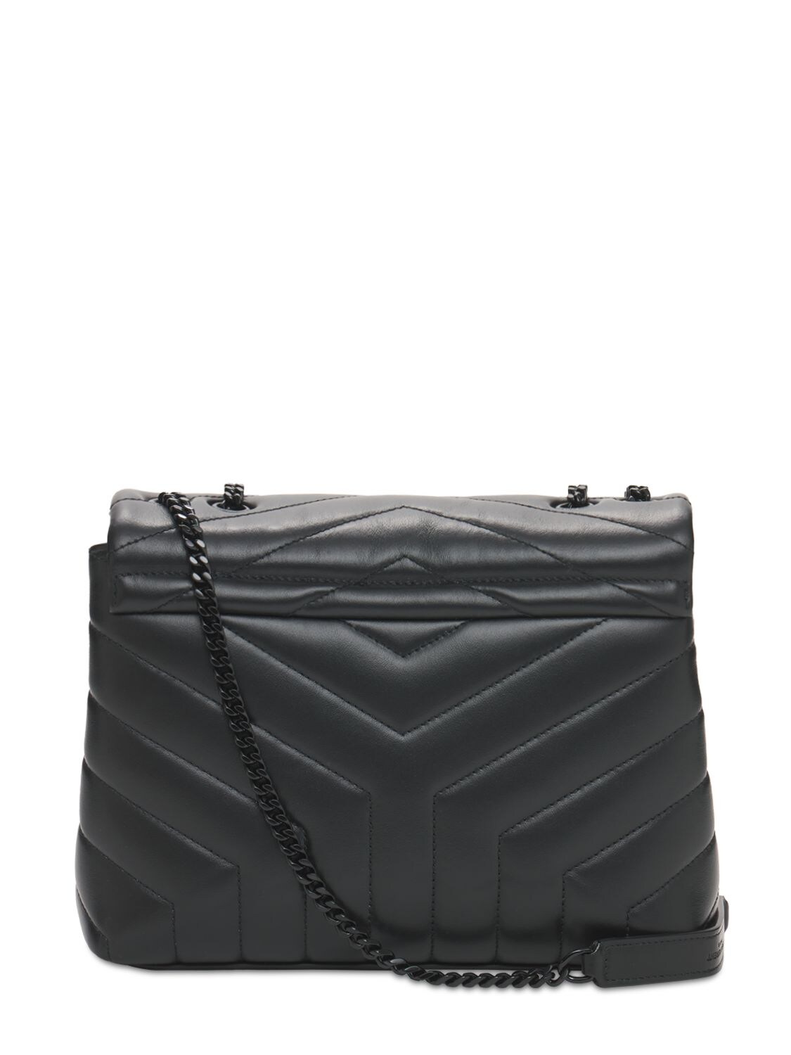 Shop Saint Laurent Small Loulou Quilted Leather Bag In Nero,nero