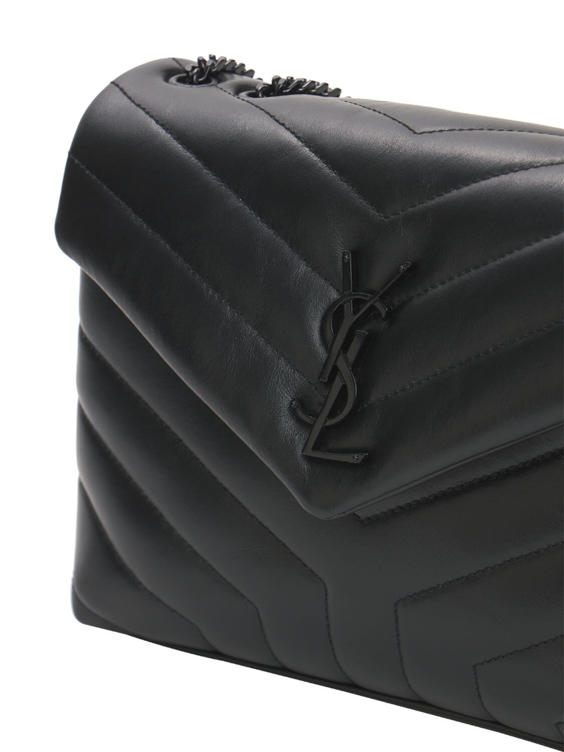 Shop Saint Laurent Small Loulou Quilted Leather Bag In Nero,nero