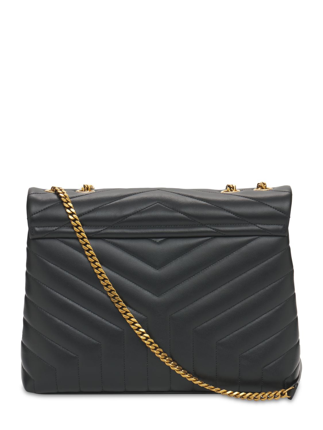 Shop Saint Laurent Medium Loulou Quilted Leather Bag In Nero,nero
