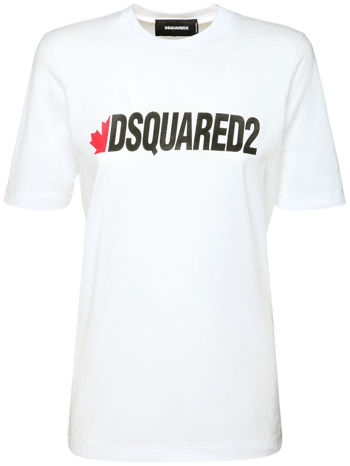 DSQUARED2 “D2 RENNY”棉质平纹针织T恤,73I07Y052-MTAW0