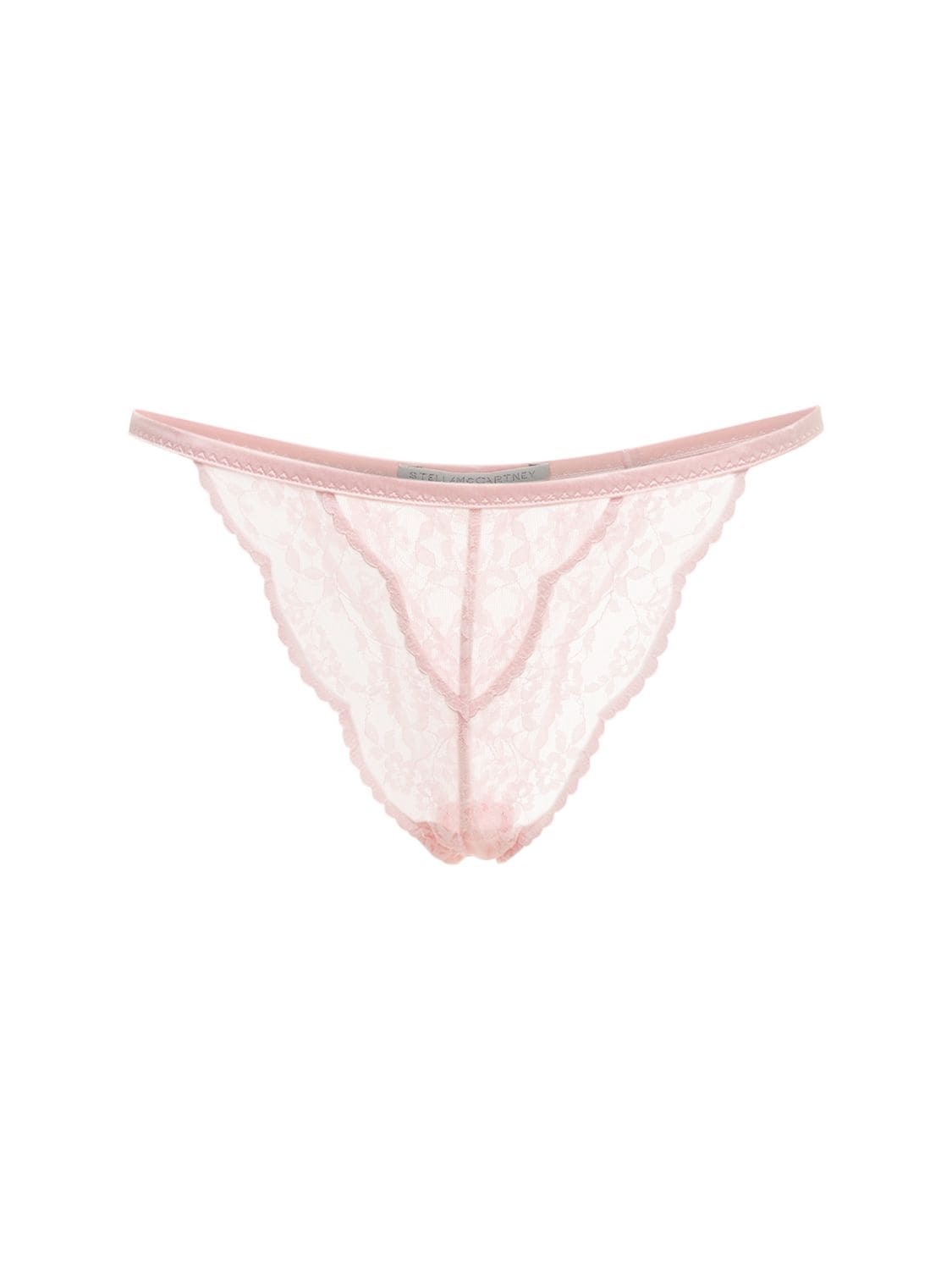 Stella McCartney Clementine Glancing Lace Low Rise Thong