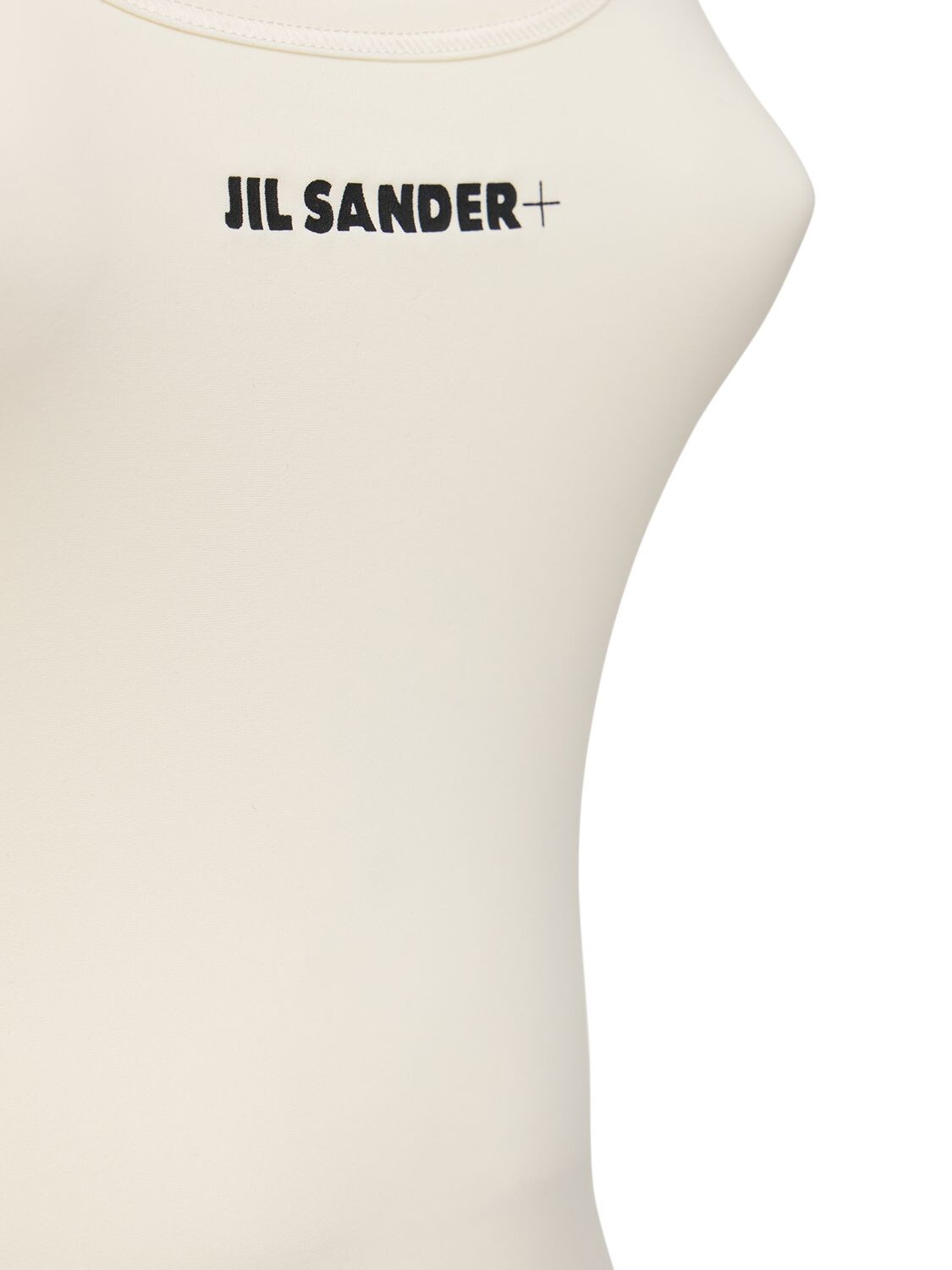 JIL SANDER Printed Logo One Piece Swimsuit Smart Closet