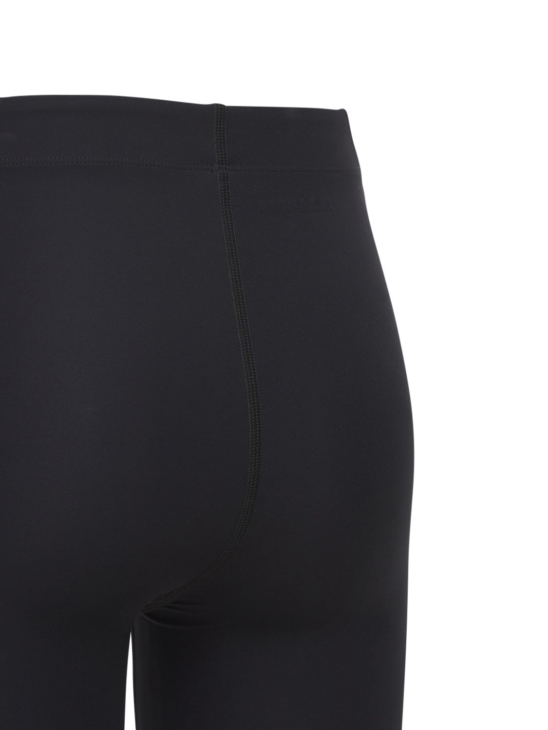 Shop Jil Sander Logo Stretch Technical Jersey Leggings In Black