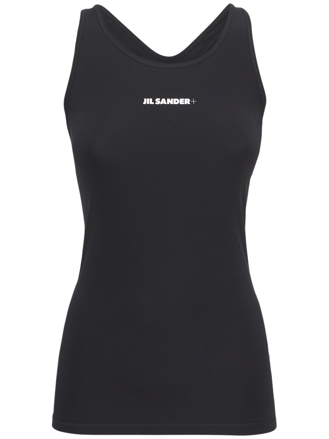 Tanktop Aus Stretch-baumwolljersey Mit Logo