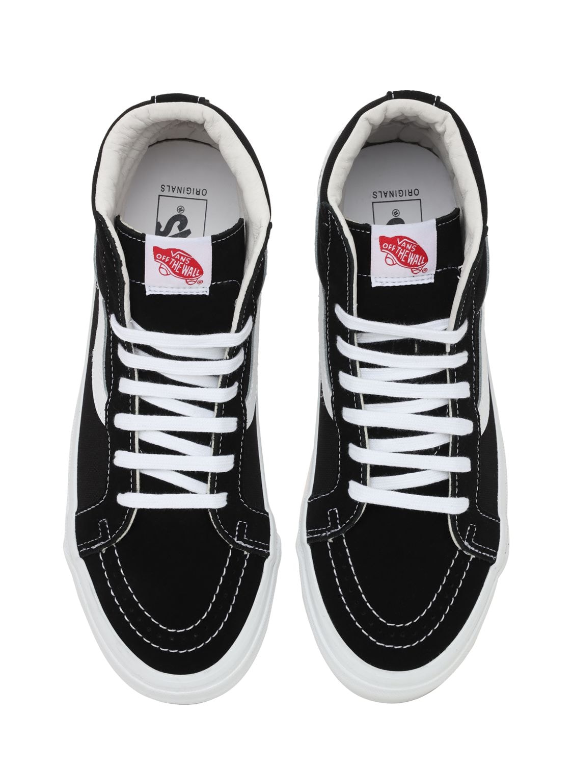 Vans Black Og Sk8 Hi Lx Sneakers | ModeSens