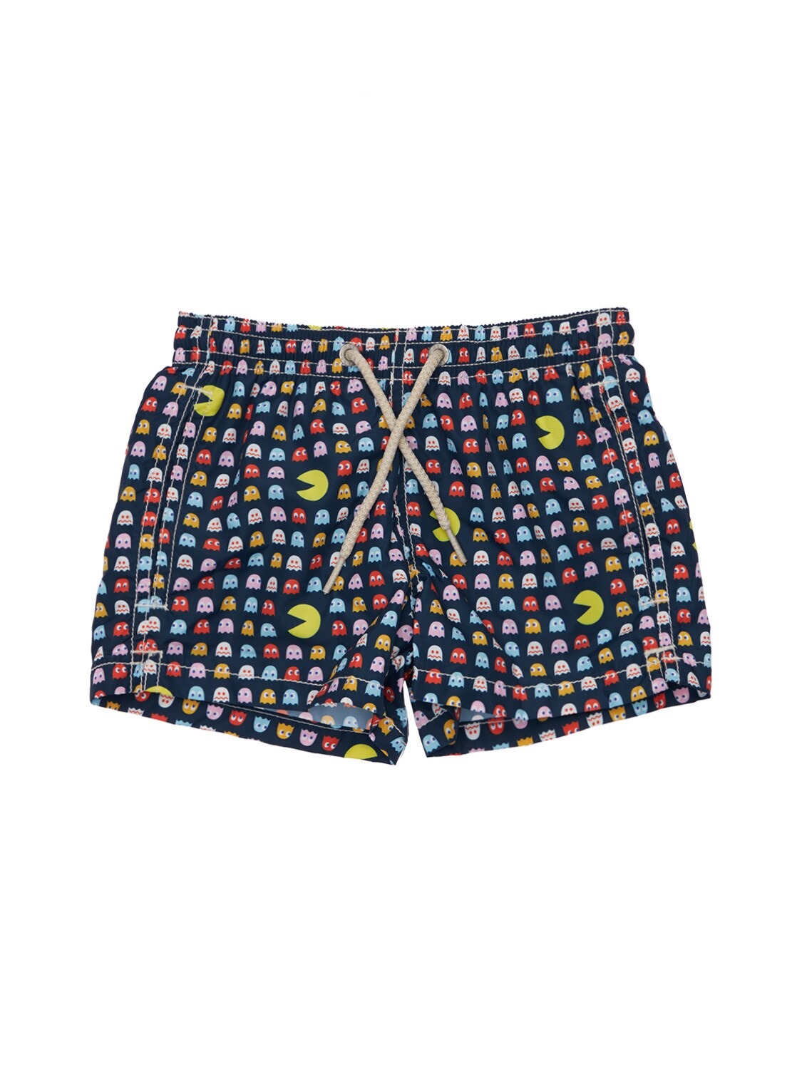 MC2 SAINT BARTH PACMAN PRINT RECYCLED FIBER SWIM SHORTS,73I0IZ016-SFVOR1JZIE1JTKKGNJE1