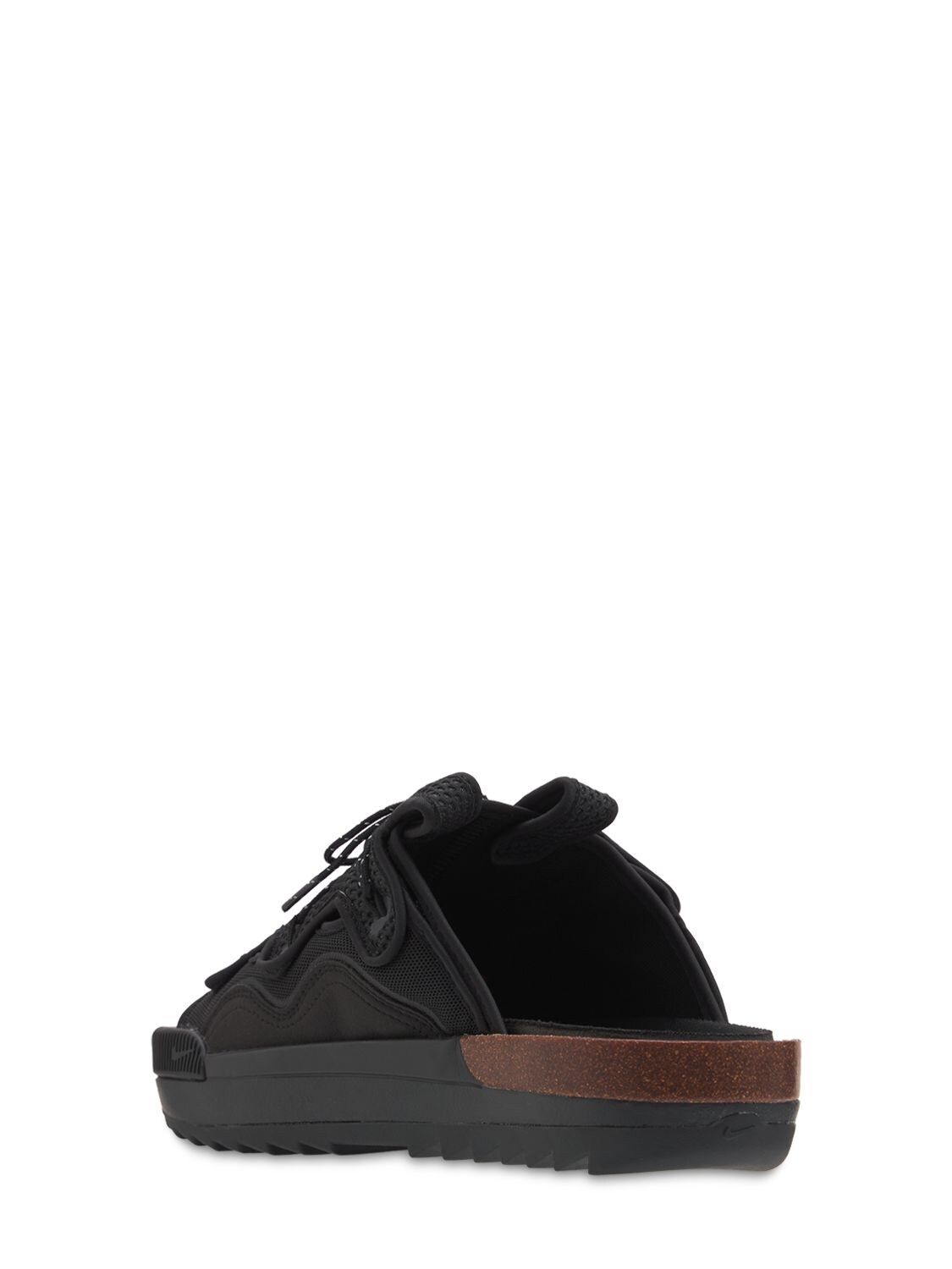 nike offline mule triple black