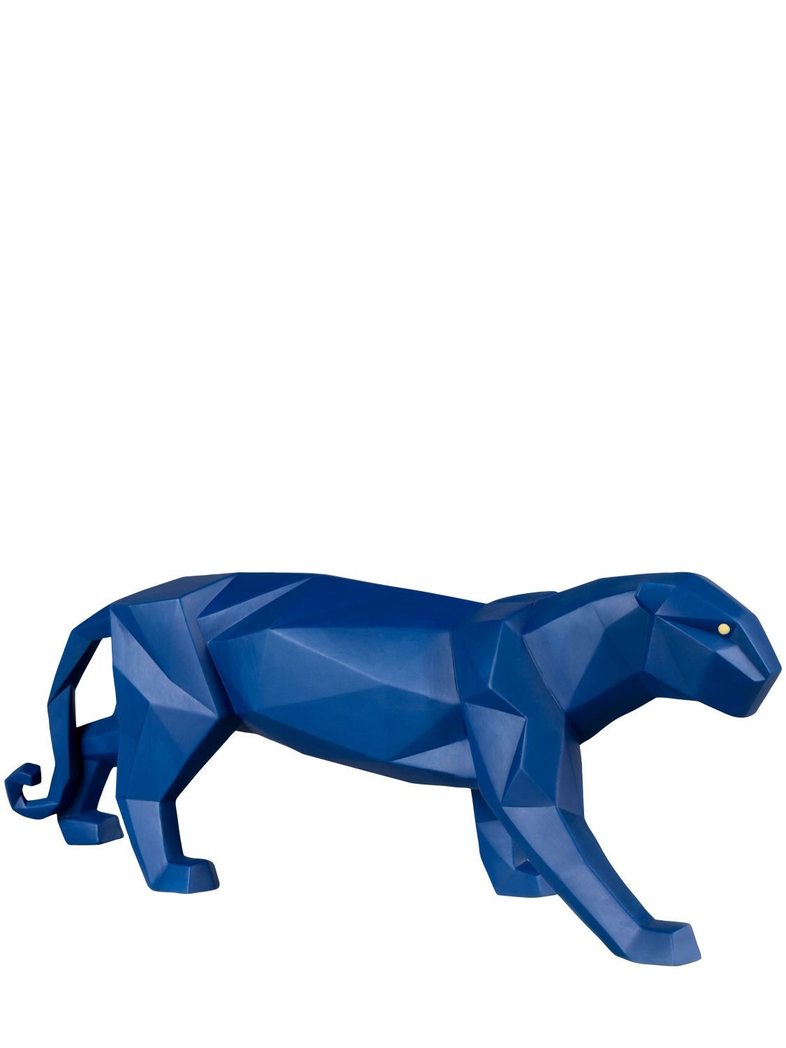 Shop Lladrò Panther Figurine In Blue