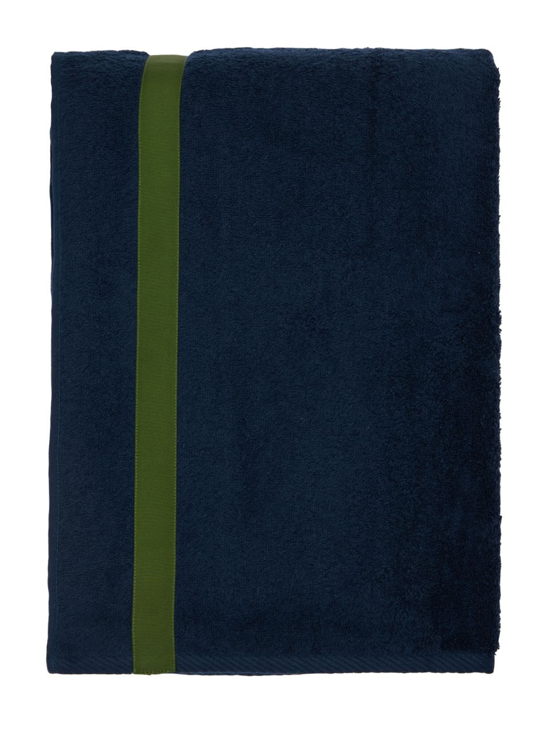 Alessandro Di Marco Cotton Terrycloth Bath Towel In Blue,green