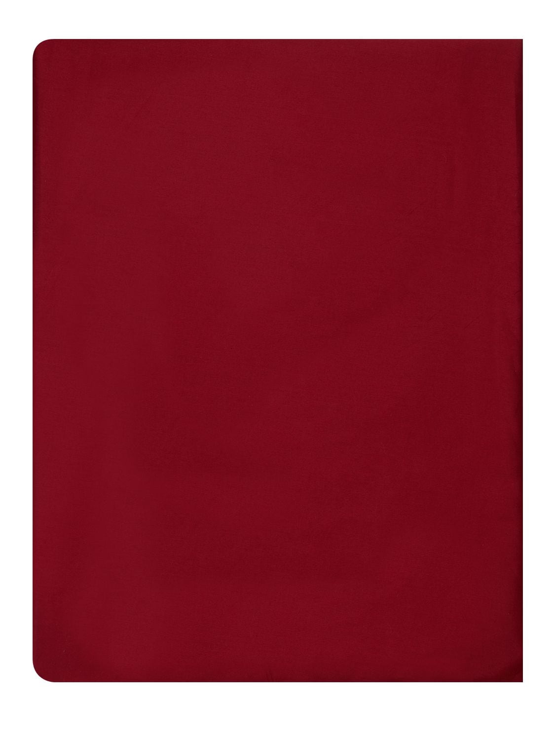Alessandro Di Marco Cotton Satin Fitted Sheet In Red