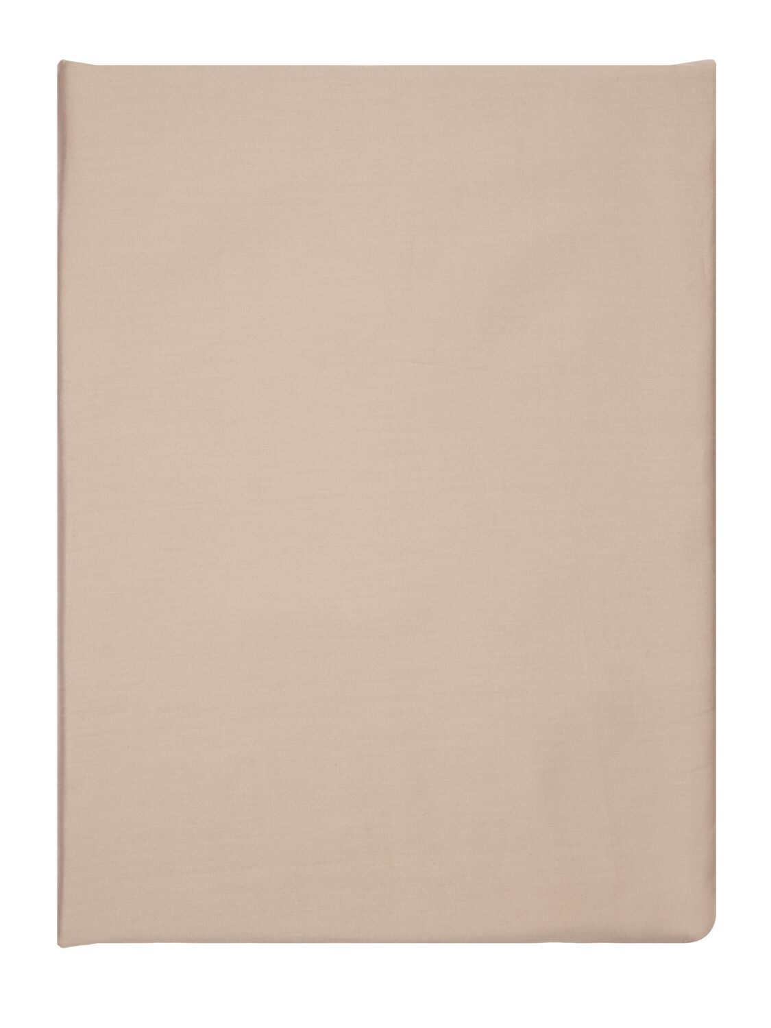Alessandro Di Marco Cotton Satin Fitted Sheet In Rosa Incenso