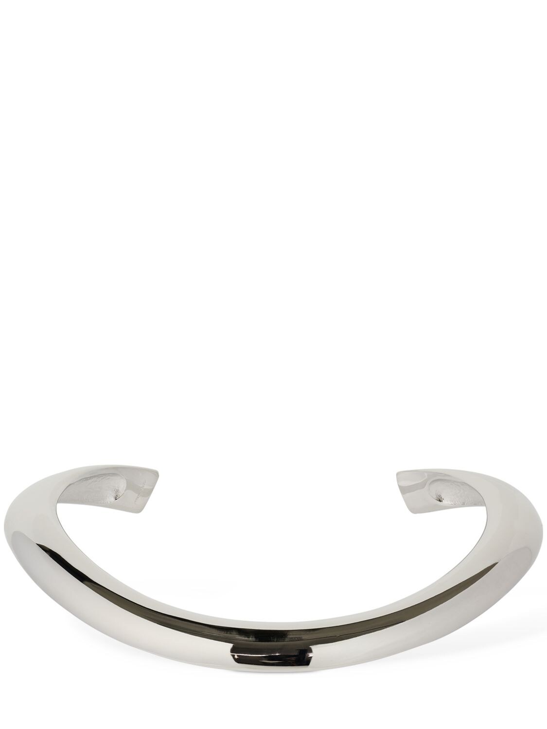 Isabel Marant Hip Rigid Thick Choker In Silver