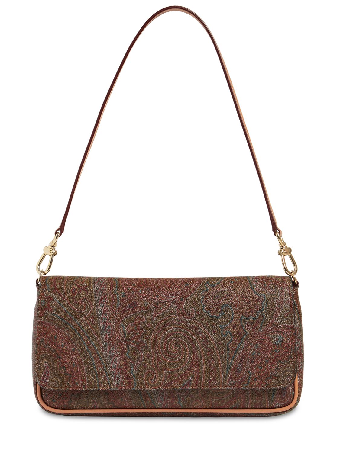 Schultertasche Aus Beschichtetem Canvas Mit Druck