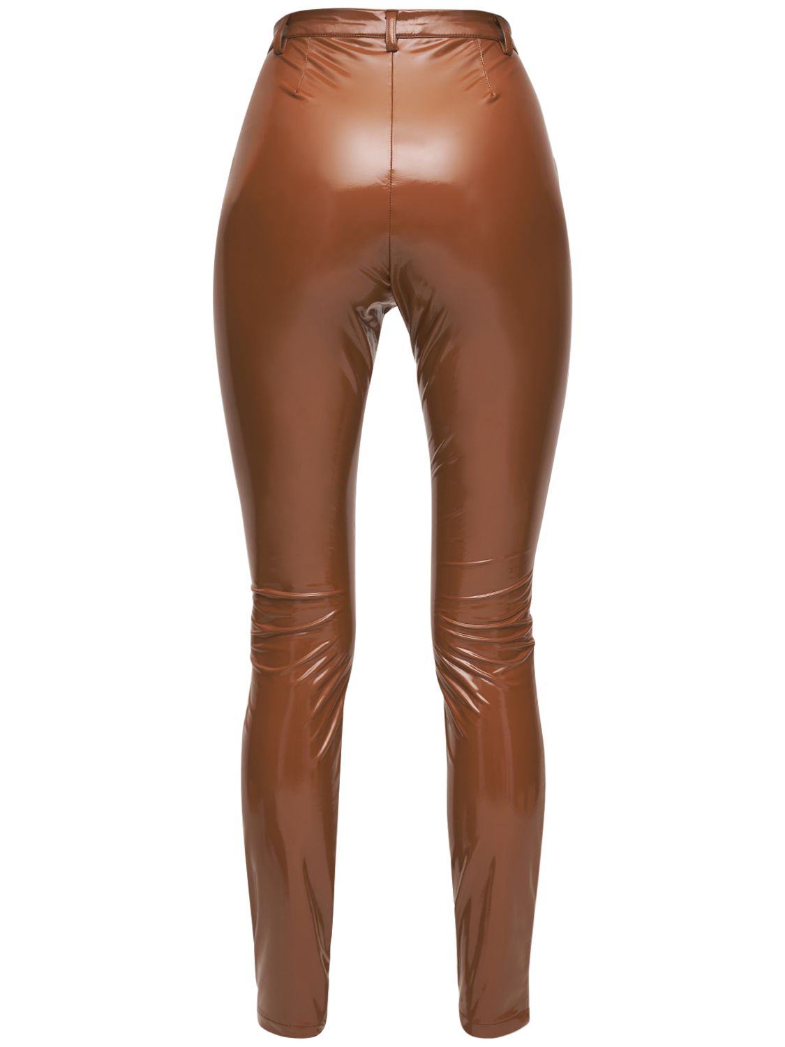 ADIDAS X IVY PARK 3-STRIPES HIGH WAIST LATEX PANTS