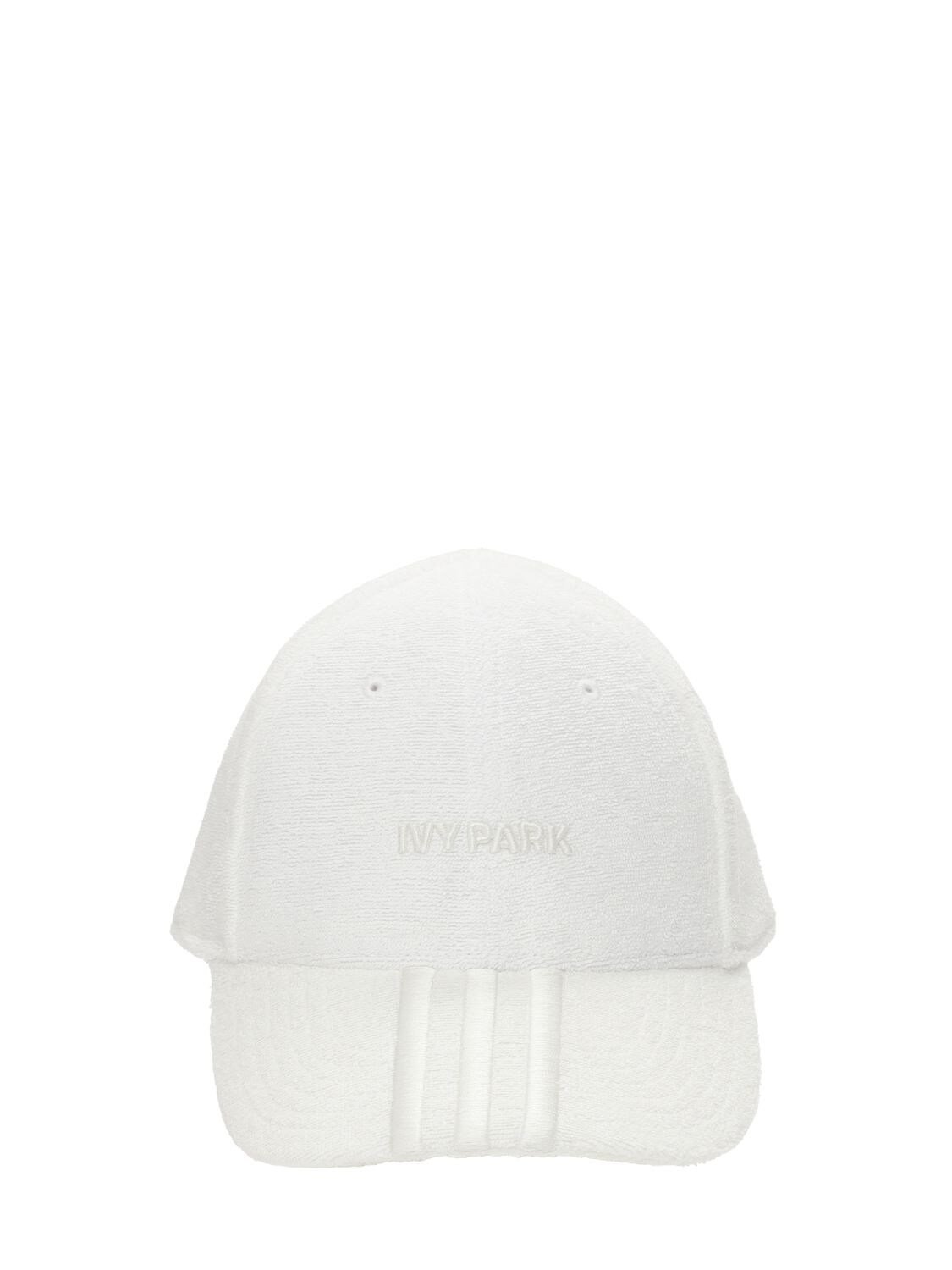 Adidas X Ivy Park Towel Terry Backless Cap In White