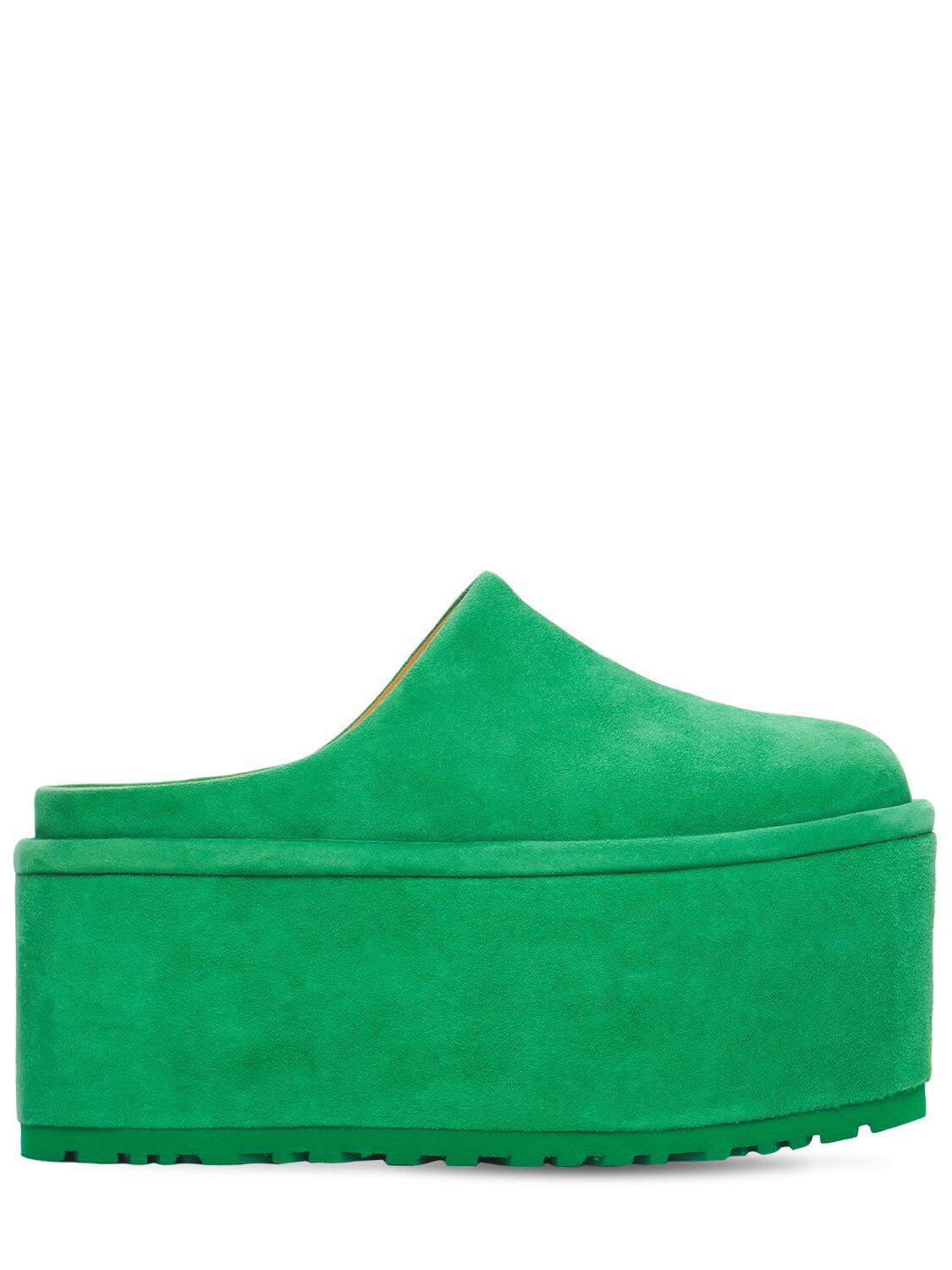 Ugg X Molly Goddard Platform Loafers In Green