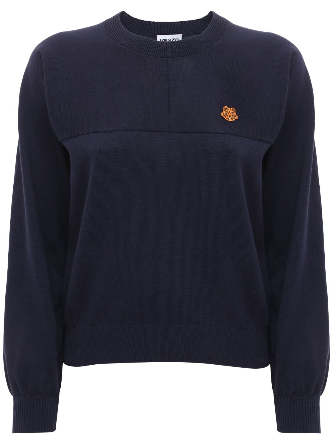 KENZO TIGER CREST COTTON SWEATSHIRT,73I1JN010-NZY1