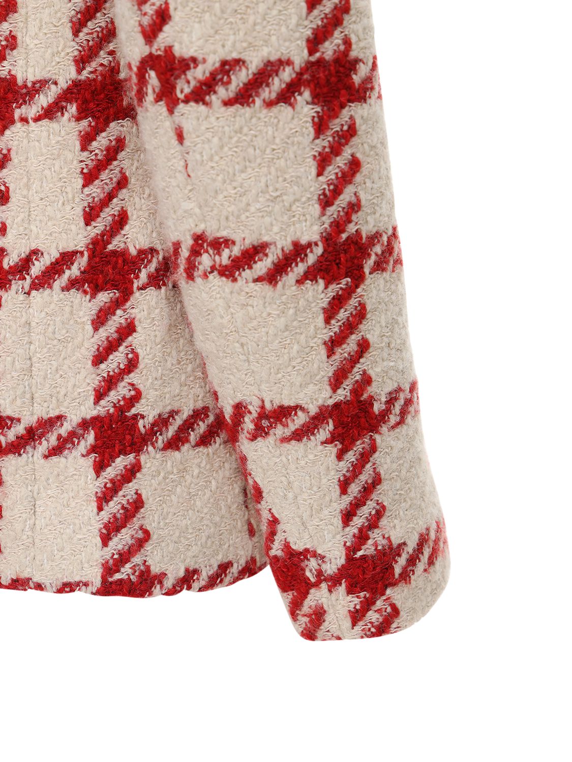 ISABEL MARANT KIOA CHECK WOOL BLEND BLAZER