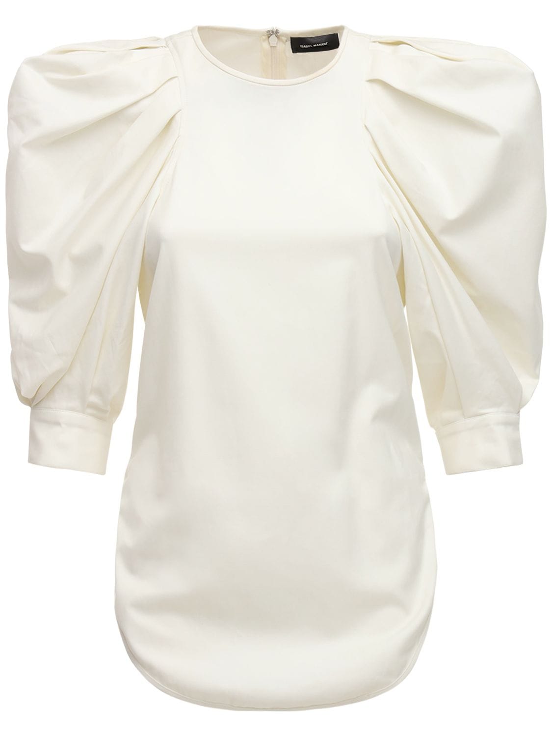 ISABEL MARANT “SURYA”泡泡袖上衣,73I1JT015-MJBXSA2