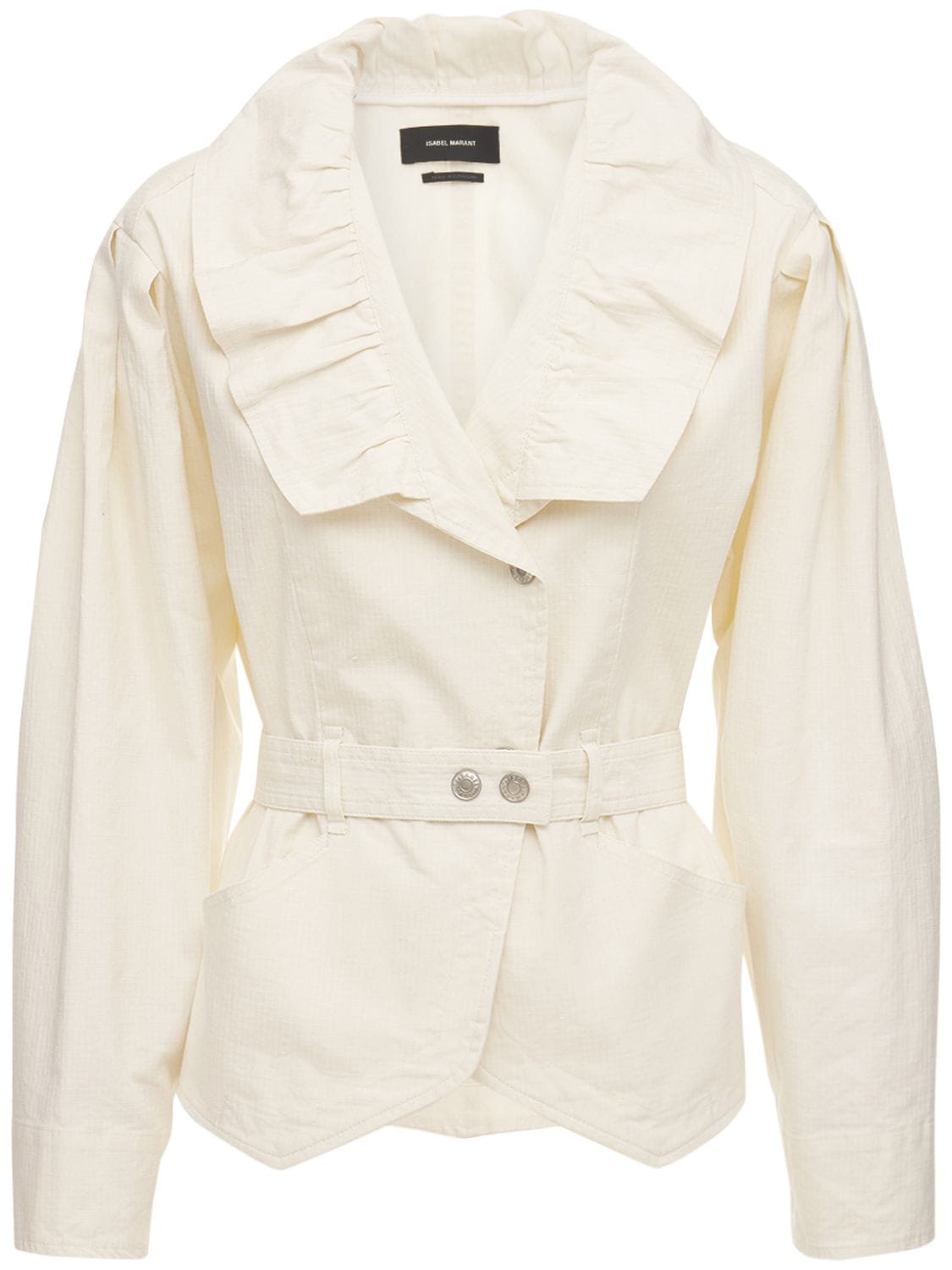 Epaline Linen & Cotton Ripstop Jacket
