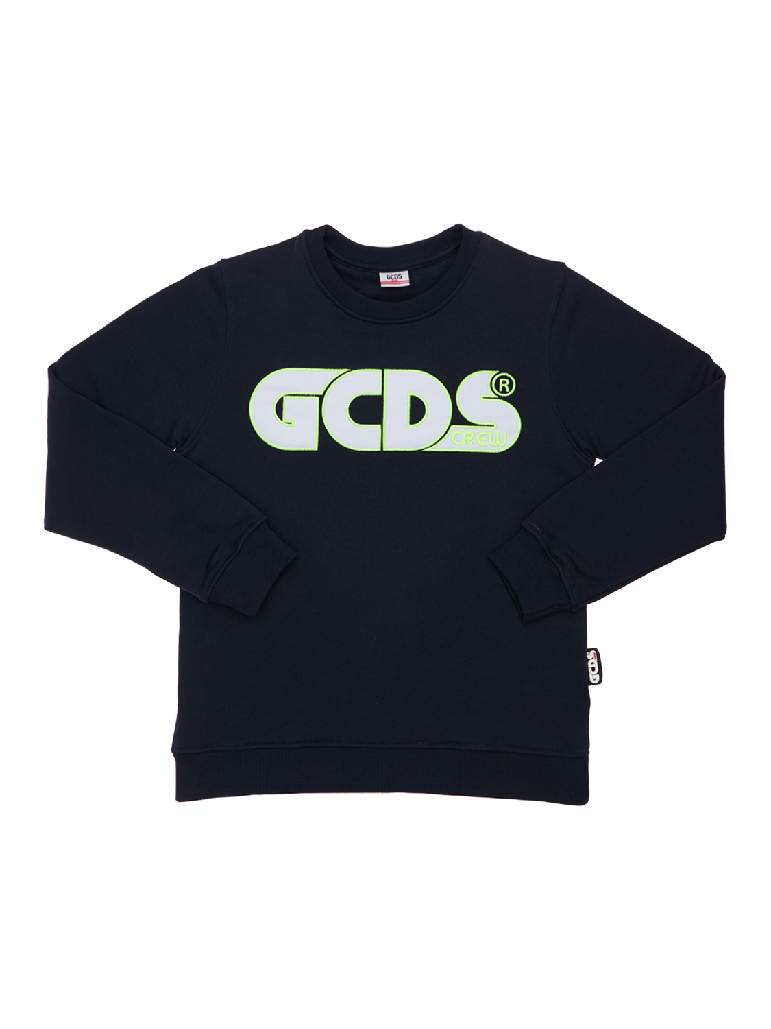 Sweatshirt Aus Baumwolle Mit Logostickerei