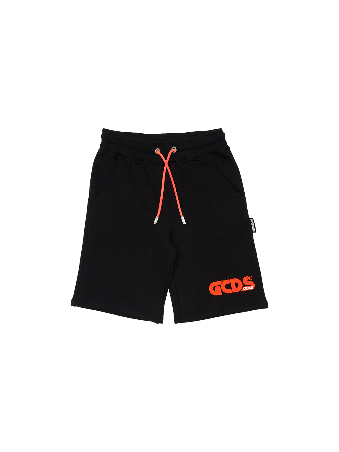 Gcds Teen Logo-print Track Shorts In Black